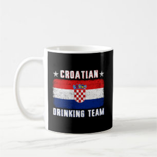 Caneca De Café Orgulho Nacional da Equipe de Bebendos Croata