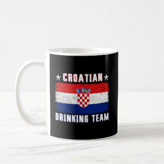 Caneca De Café Orgulho Nacional da Equipe de Bebendos Croata
