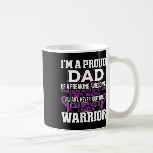 Caneca De Café Orgulho Pai Fibromialgia Sensibilização Fita Homen