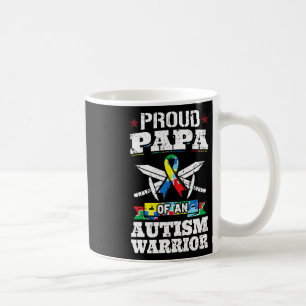 Caneca De Café Orgulho Papá De Uma Fita De Consciência Do Guerrei