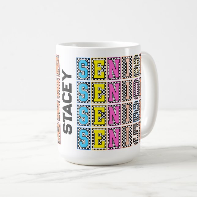 Caneca De Café Orgulho Personalizado do Mais velho 2025 (Frente Esquerda)
