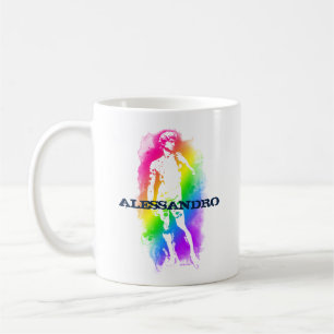 Caneca De Café Orgulho Rainbow Italiano personalizado