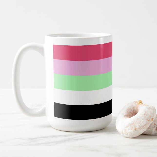 Caneca De Café Orgulho Recipromântico (Com Donut)