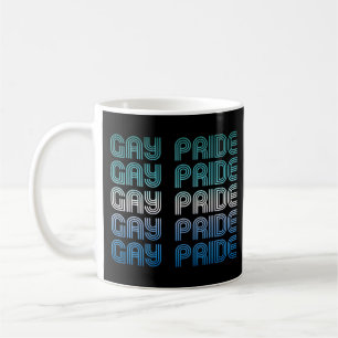 Caneca De Café Orgulho Retro Gay Masculino