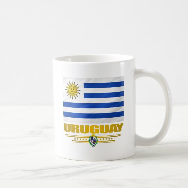 Caneca De Café "Orgulho Uruguai" (Direita)