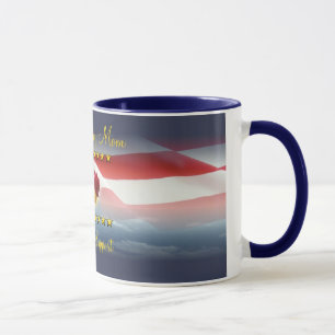 Caneca de café orgulhosa da mamã do marinho