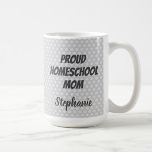 Caneca De Café Orgulhosa escola doméstica Bolinhas de Cinzas