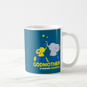 Caneca De Café Orgulhosa Madrinha Conscientização Síndrome de Dow