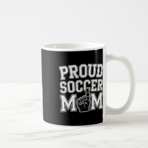 Caneca De Café Orgulhosa Mãe de Futebol Torcedor Alegre Apoio par