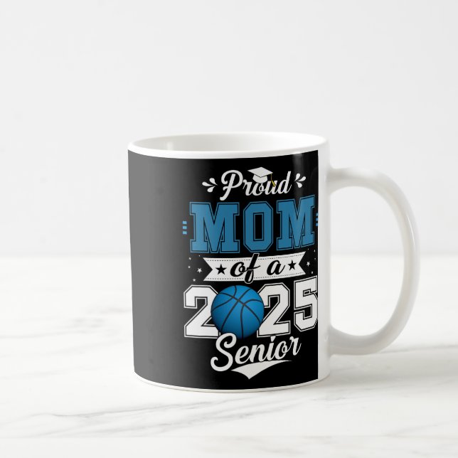 Caneca De Café Orgulhosa Mãe De Um Formando De 2025 - Esquema 1 (Direita)