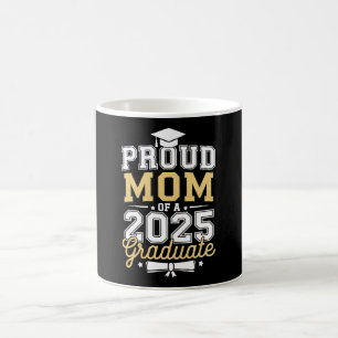 Caneca De Café Orgulhosa Mãe De Um Formando De 2025 Graduação