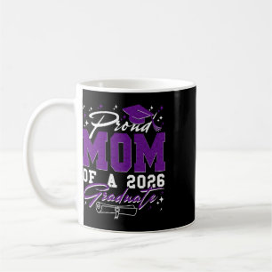Caneca De Café Orgulhosa Mãe De Um Graduando Da Turma De 2026 Gra