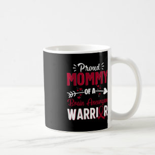 Caneca De Café Orgulhosa Mãe De Um Guerreiro Do Aneurismo Cerebra
