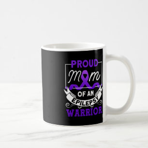 Caneca De Café Orgulhosa Mãe De Um Guerreiro Epiléptico Awarenes