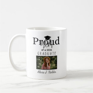 Caneca De Café Orgulhosa MÃE Graduada 2026 presente de formatura