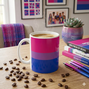 Caneca De Café Orgulhosamente Bi: Orgulho Bissexual
