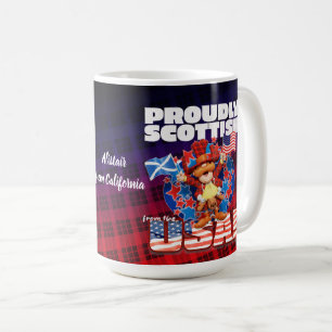 Caneca De Café Orgulhosamente ESCOCÊS dos EUA