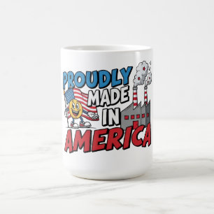 Caneca De Café Orgulhosamente feito nos EUA