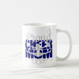 Caneca De Café Orgulhoso anime a mãe de azul