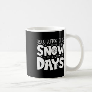 Caneca De Café Orgulhoso Apoiador De Dias De Neve Professor Natal