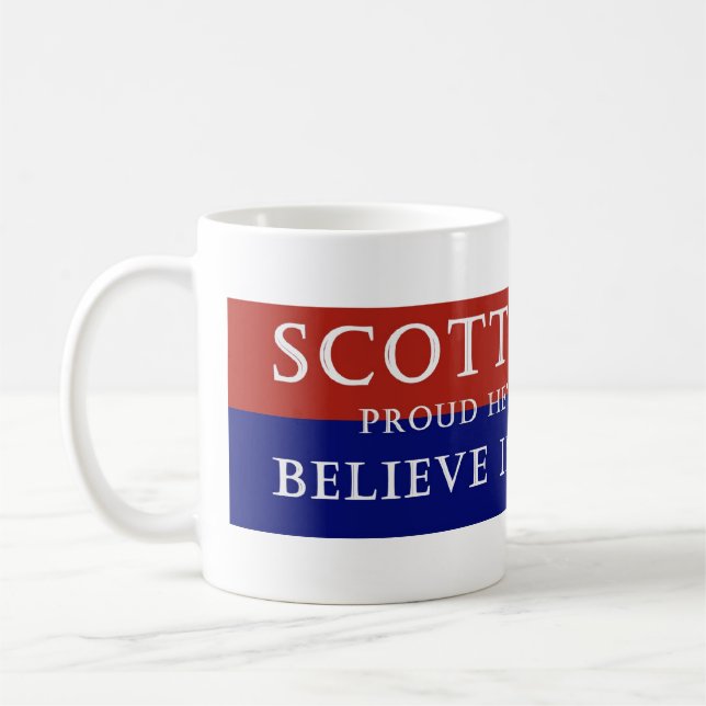 Caneca De Café Orgulhoso do caminhante de Scott (Esquerda)