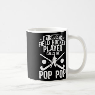 Caneca De Café Orgulhoso Field Hockey Pop Pop De Um Jogador De Fi