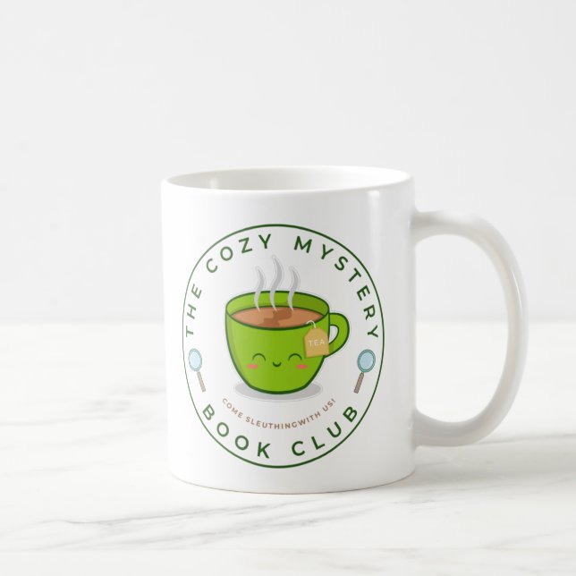 Caneca De Café Orgulhoso Leitor Misterioso Cozy com o Clube do Li (Direita)