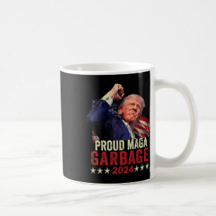 Caneca De Café Orgulhoso Mega Lixo Apoiador de Trump 11