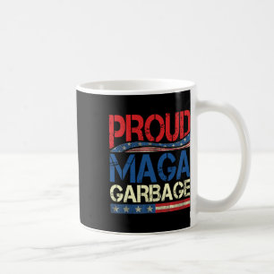 Caneca De Café Orgulhoso Mega Lixo Apoiador de Trump 7