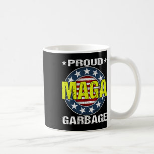 Caneca De Café Orgulhoso Mega Lixo Apoiador Trump Presidente EUA
