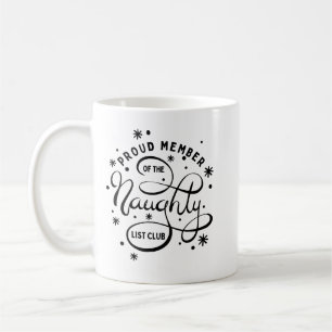 Caneca De Café Orgulhoso Membro do Clube da Lista Travessa de Nat