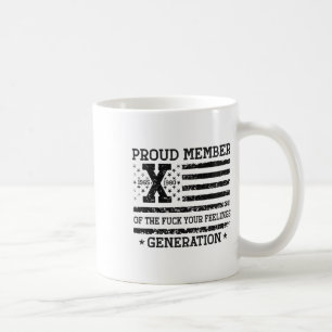 Caneca De Café Orgulhoso Membro Do Seu Sentimento Gen X Usa 4th O