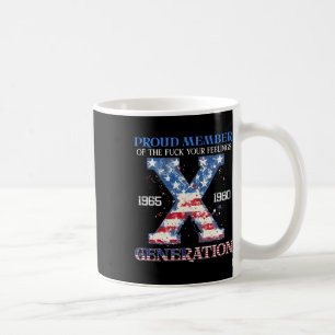 Caneca De Café Orgulhoso Membro Do Seu Sentimento Gen X Usa 4th O