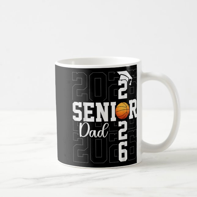 Caneca De Café Orgulhoso Padre Cl De Formando De Pai De Basquete  (Direita)