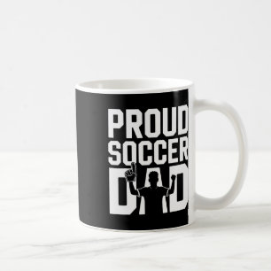 Caneca De Café Orgulhoso Pai de Futebol Torcedor Alegre Para os P