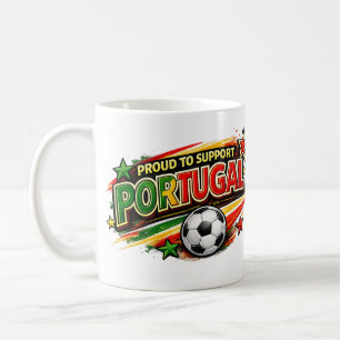 Caneca De Café ORGULHOSO POR APOIAR PORTUGAL Orgulho Português