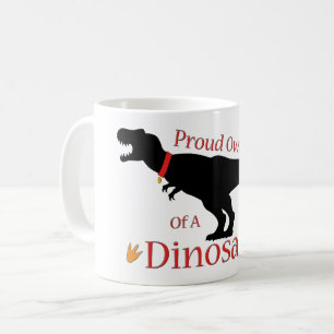 Caneca De Café Orgulhoso proprietário de um dinossauro