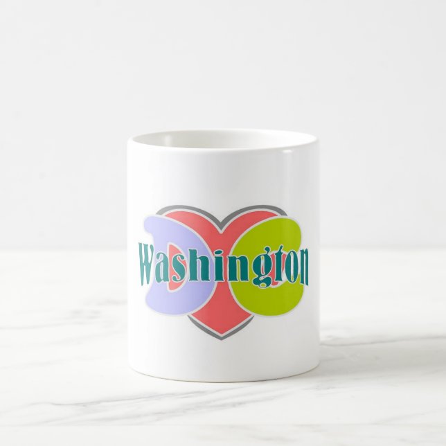 Caneca De Café Orgulhoso residente da cidade de Washington DC (Centro)