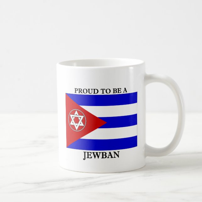 Caneca De Café Orgulhoso ser um Jewban! (Direita)