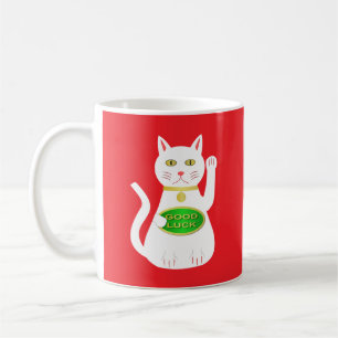 Caneca De Café Oriental Lucky Cat