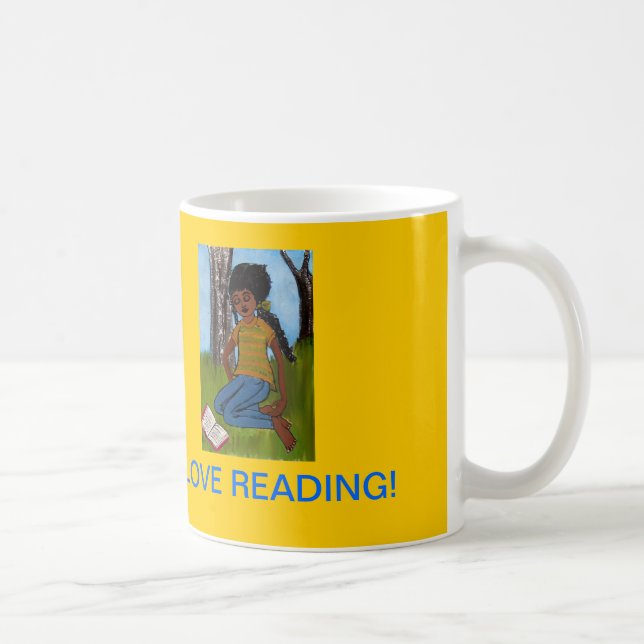 Caneca de café original bonito da arte (Direita)