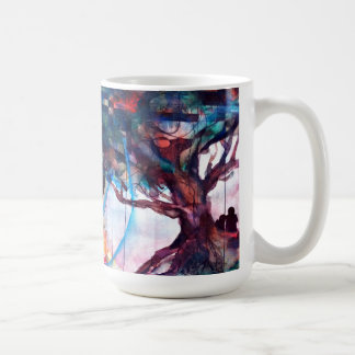 Caneca de café original da arte da árvore