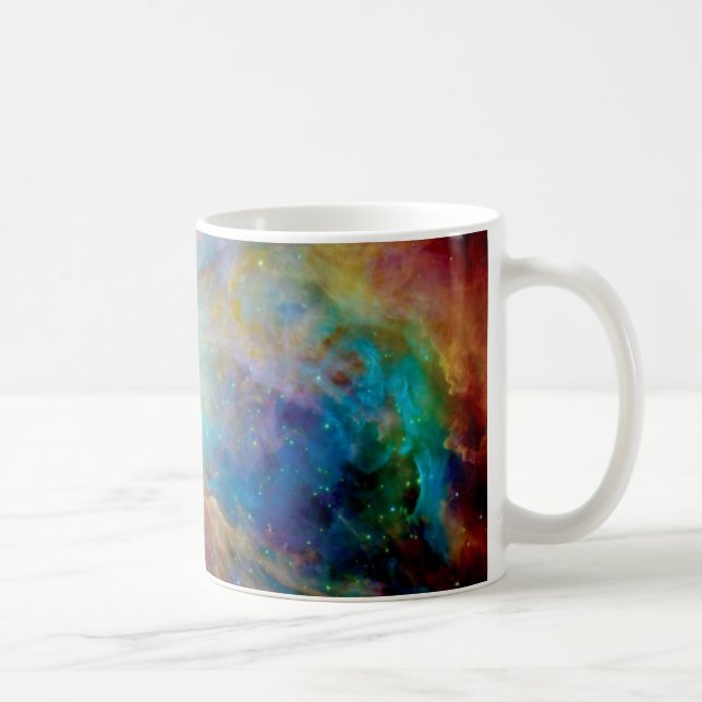 Caneca De Café Orion Nebula Hubble Spitzer - Foto do Espaço do Te (Direita)