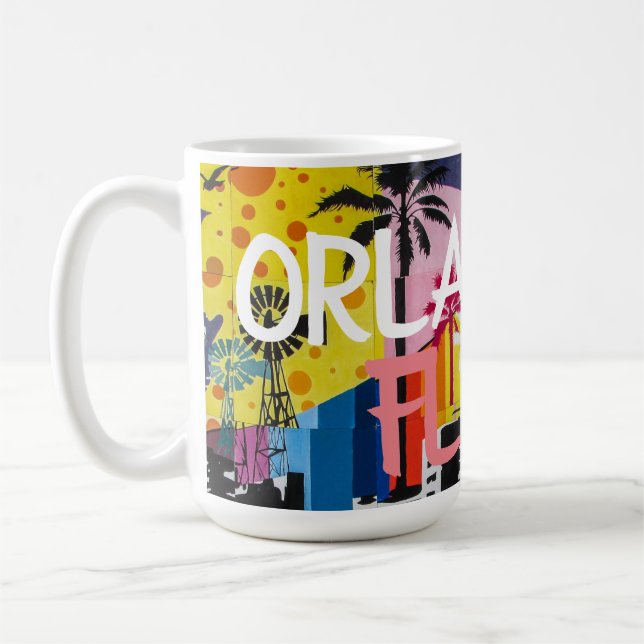 Caneca De Café ORLANDO FLORIDA Coffee Mug (Esquerda)