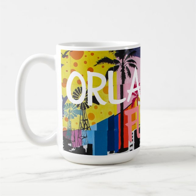 Caneca De Café ORLANDO Florida, Coffee Mug (Esquerda)