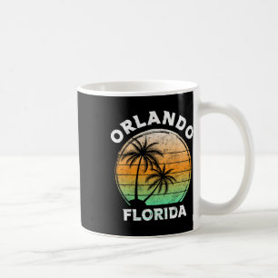 Caneca De Café Orlando Flórida Fl Miami Vibrações Praia Sol Estad