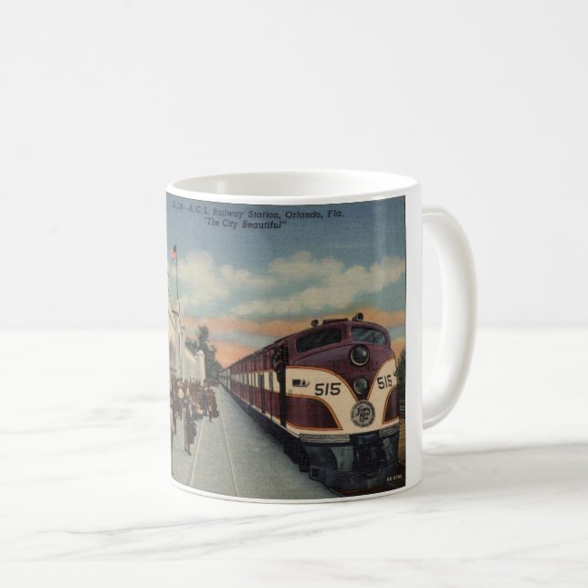 Caneca De Café Orlando Railroad (Frente Esquerda)