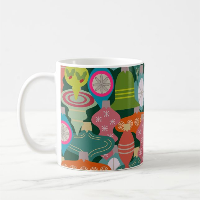 Caneca De Café Ornament Jumble Coffee Mug (Esquerda)