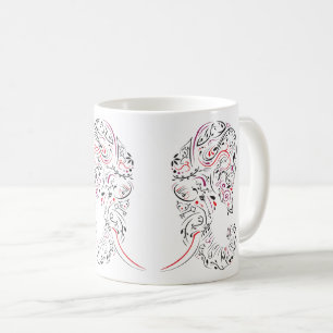 Caneca De Café ornamentado elefante
