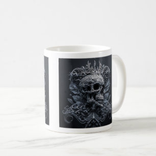 Caneca De Café Ornamentado Skull Classic Mug, 11 oz